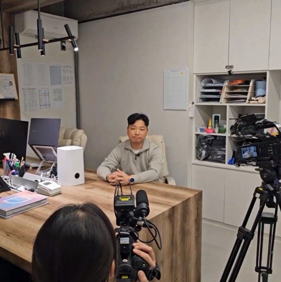 방송 인터뷰 촬영