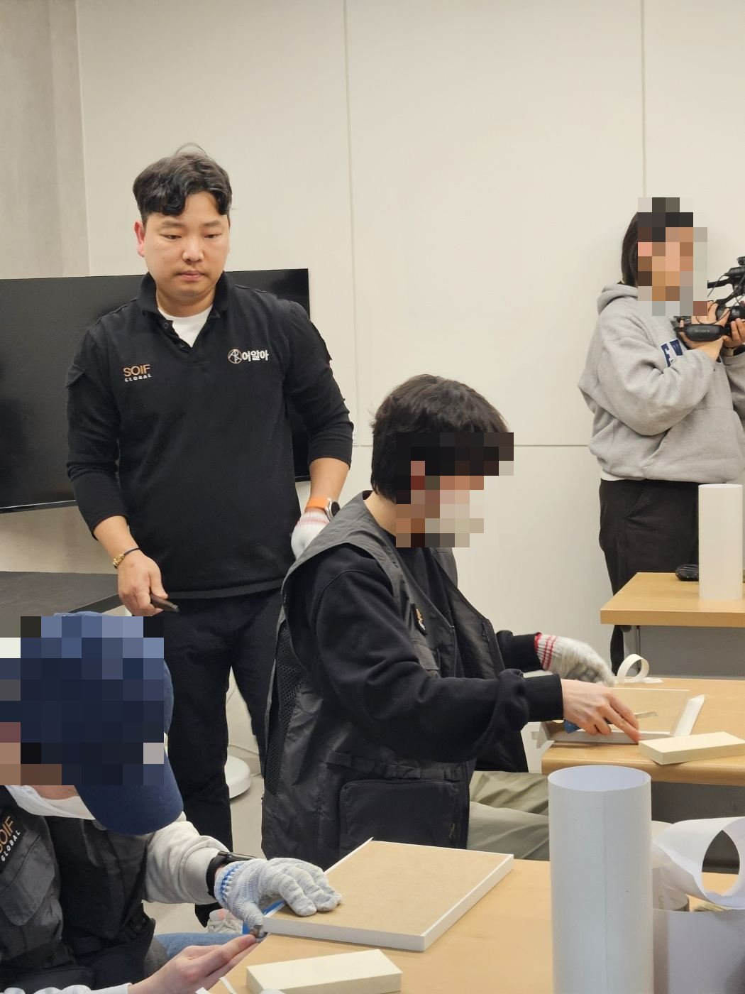 방송 촬영 현장